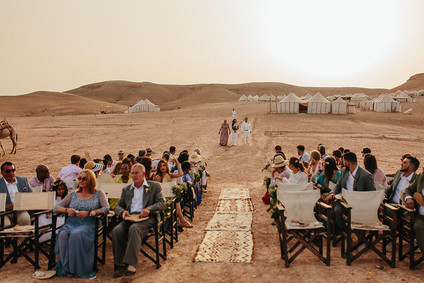 The ultimate in laid back desert chic is this stylish wedding in the Agfay desert outside of Marrakesh
