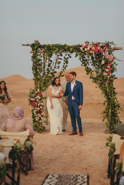 The ultimate in laid back desert chic is this stylish wedding in the Agfay desert outside of Marrakesh