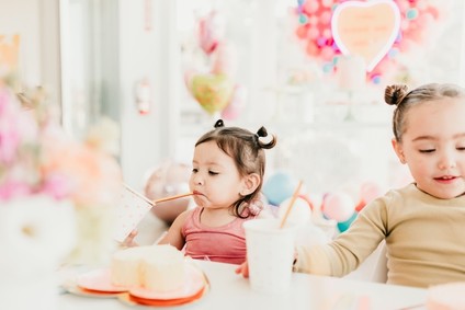 Pastel and gold Valentine's Day party