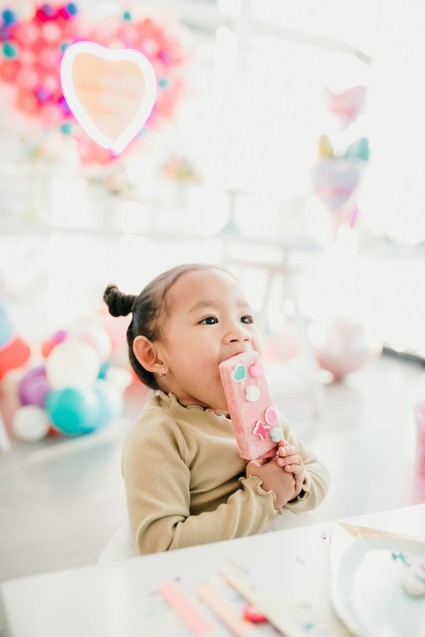Pastel and gold Valentine's Day party Inspiration