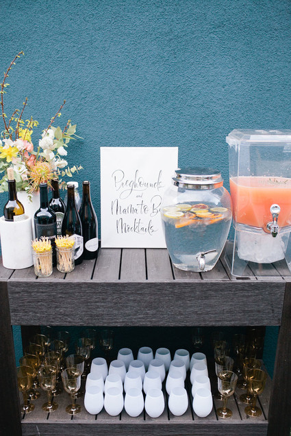 Spring backyard gender neutral baby shower