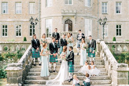This Scottish wedding in an Irish Castle makes tartan look extra chic