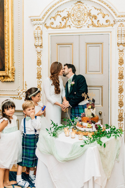 This Scottish wedding in an Irish Castle makes tartan look extra chic