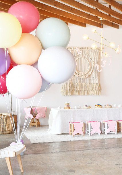 Pastel mermaid party at Festoon LA