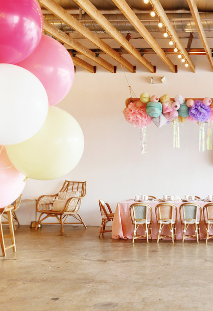 Pastel mermaid party at Festoon LA