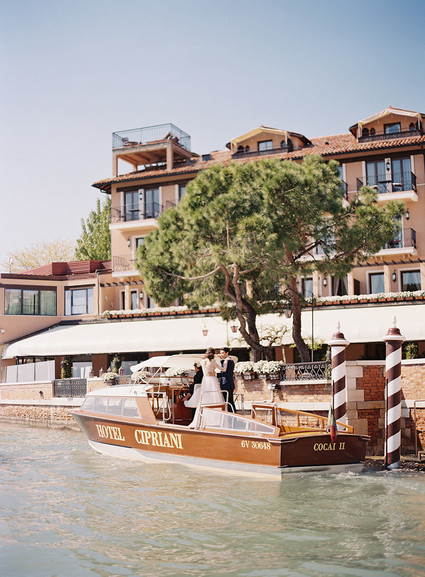 The most romantic elopement ever on the canals of Venice, Italy