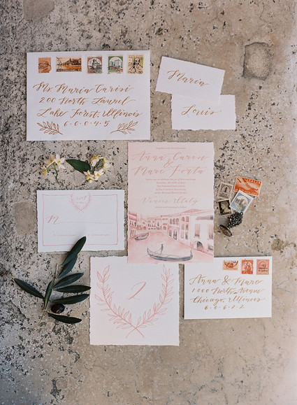 The most romantic elopement ever on the canals of Venice, Italy