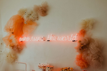 Wedding neon signage