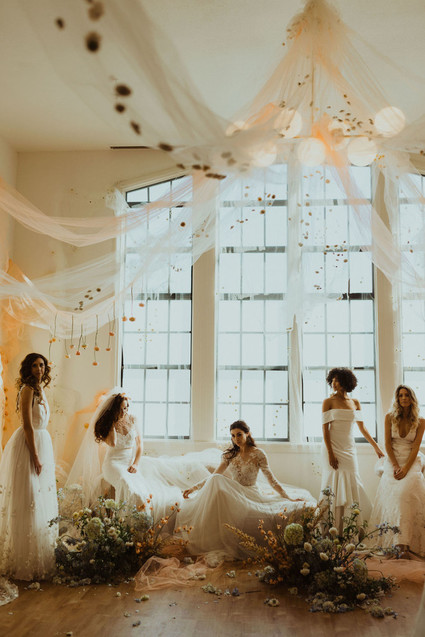 Modern bridal style
