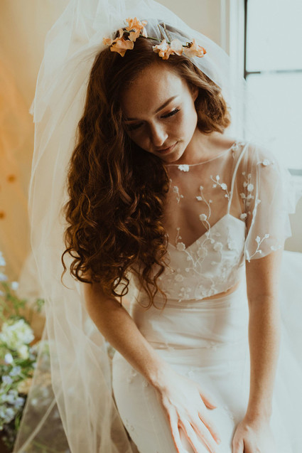 Modern bridal style