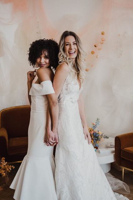 Modern bridal style