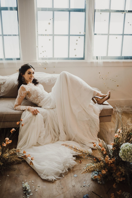 Modern bridal style
