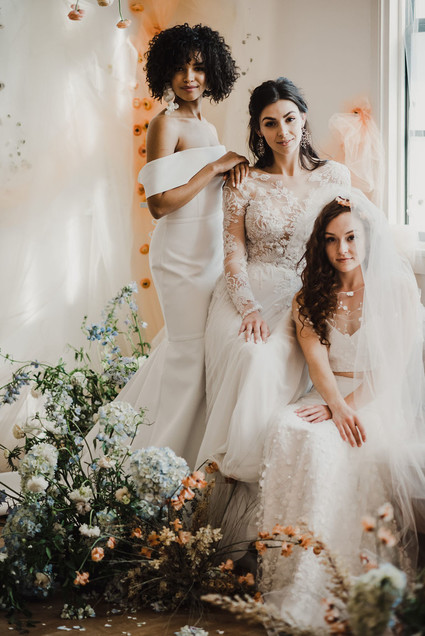 Modern bridal style