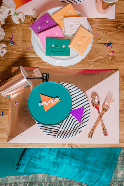 Totally rad 80's birthday party