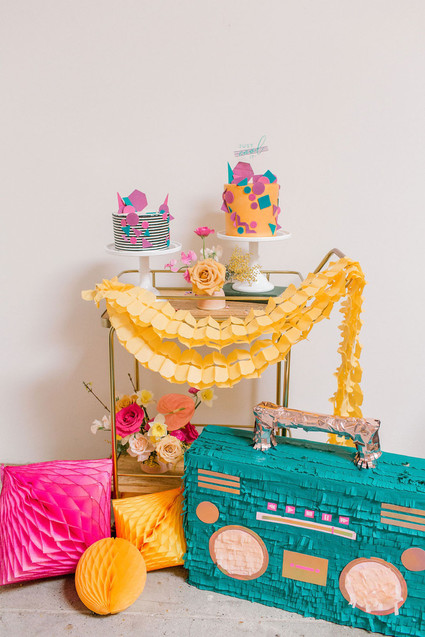 Totally rad 80's birthday party