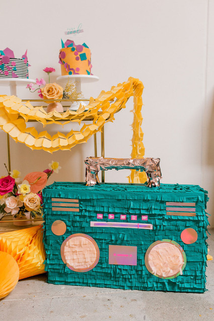 Totally rad 80's birthday party