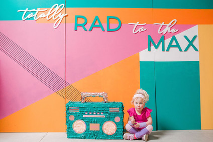 Totally rad 80's birthday party