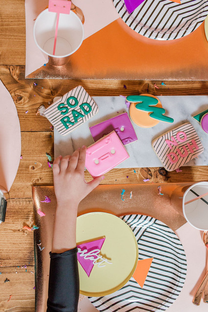 Totally rad 80's birthday party