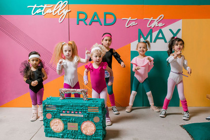 Totally rad 80's birthday party