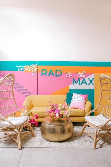 Totally rad 80's birthday party