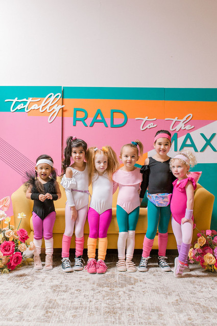 Totally rad 80's birthday party