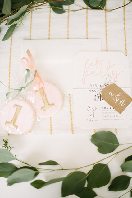 How to host and plan a sweet thoughtful pastel birthday party at home for twins