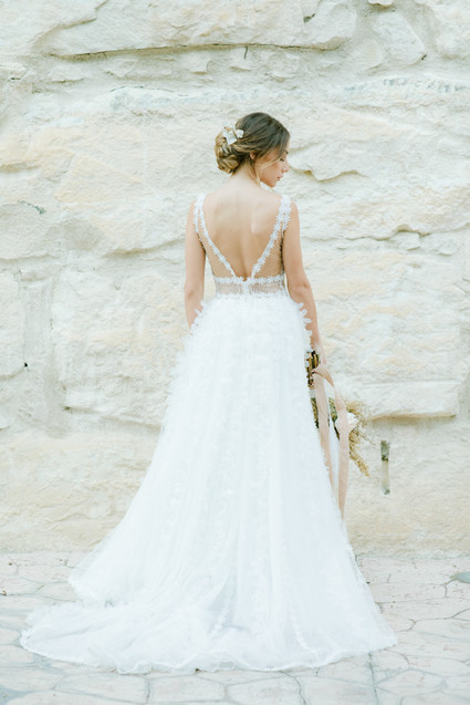 gorgeous cut out lace detail wedding dress