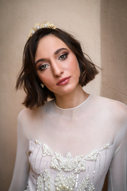 Beaded wedding dress