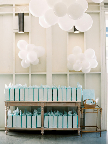 hot air balloon dessert table for an amazing 1st birthday party