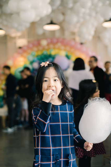 hot air balloon dessert table for an amazing 1st birthday party