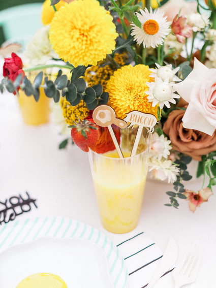 Breakfast themed birthday party for kids