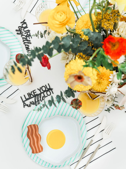 Breakfast themed birthday party for kids