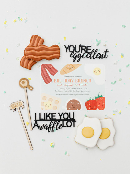 Breakfast themed birthday party for kids Inspiration