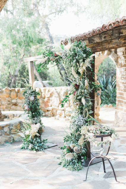 An all white Mexican inspires wedding at the most romantic Spanish venue in San Diego