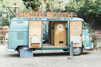 vintage VW photo booth