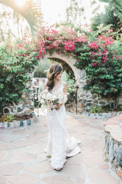 An all white Mexican inspires wedding at the most romantic Spanish venue in San Diego
