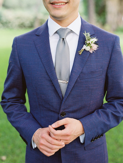 Romantic mauve Maui wedding with the most magical reception setting at Olowalu Plantation House