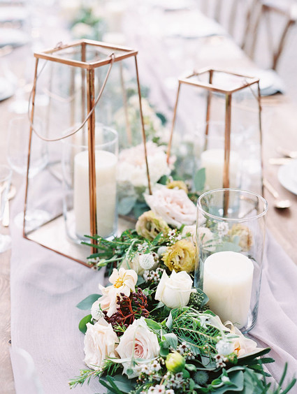 Romantic mauve Maui wedding with the most magical reception setting at Olowalu Plantation House