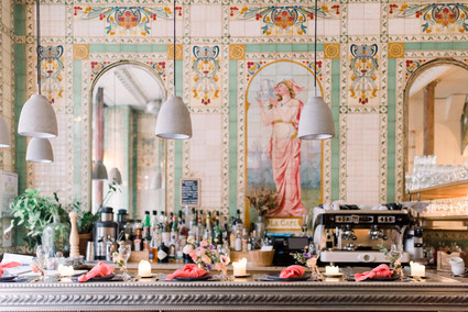 How to elope in Paris in the spring, at the most beautiful Art Nouveau cafe