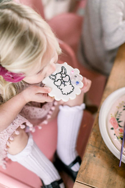 Girly pink birthday party brunch