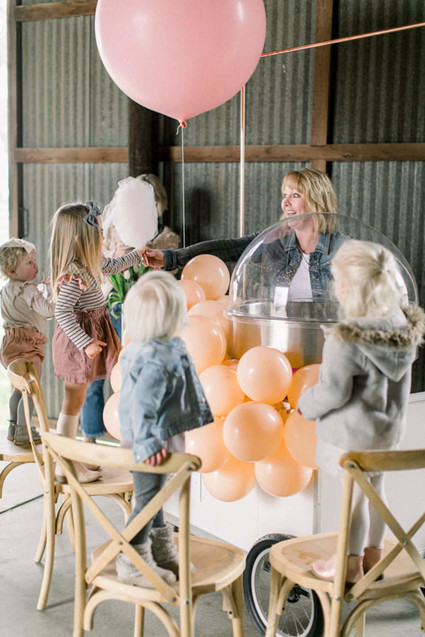 Girly pink birthday party brunch