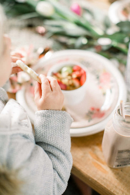 Girly pink birthday party brunch