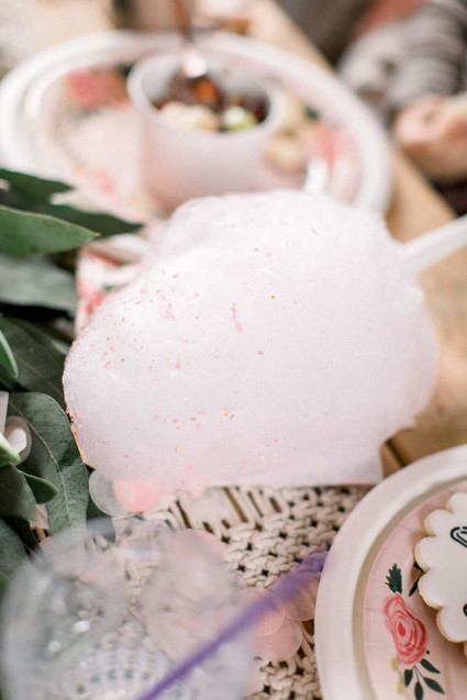 Girly pink birthday party brunch