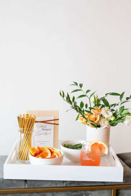 Modern pastel baby shower from RO & Co Events at Festoon