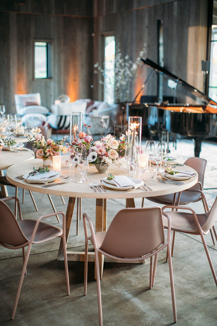 Modern rustic barn wedding