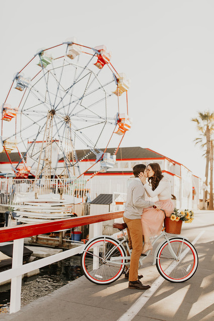 Ferris wheel engagement session + how to style your own