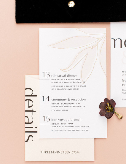 modern tropical wedding ideas at Portland's newest venue