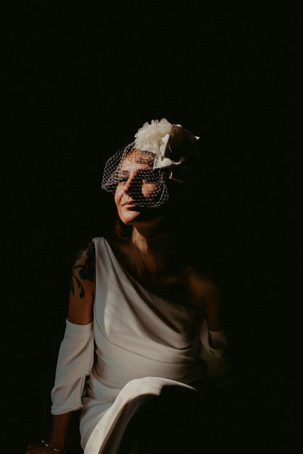 Whimsical stylish wedding in a Brooklyn brownstone