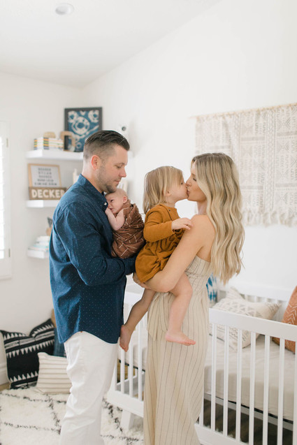 Mudcloth inspired boy's nursery