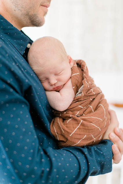 Mudcloth inspired boy's nursery